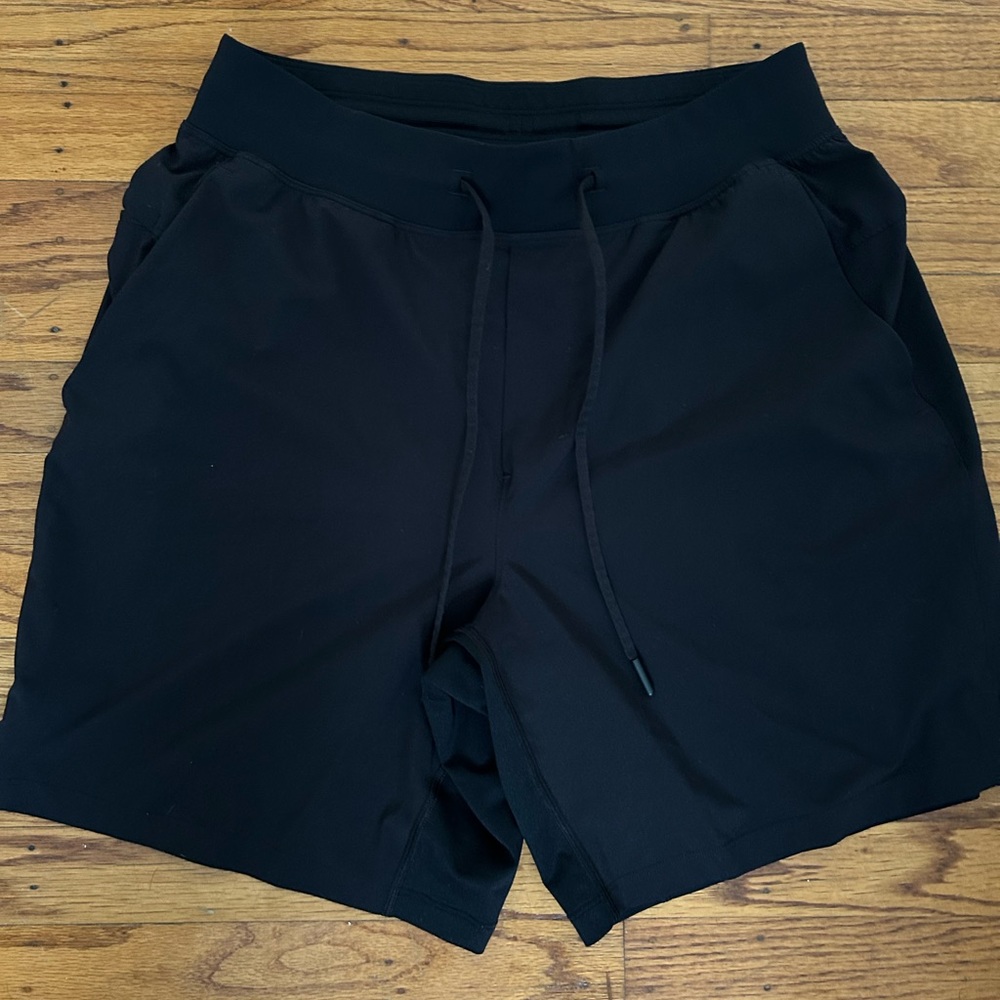 Black Lululemon T.H.E Linerless Shorts - Men / Medium